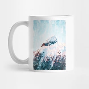 Cold Canadian Snowy Mountain Summit. For Mountain Lovers. Mug